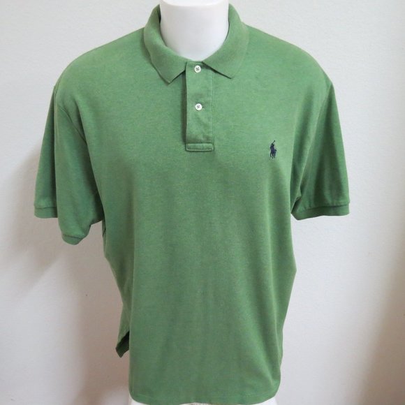 Polo Ralph Lauren | Shirts | Sz Xl Green Ralph Lauren Mens Cotton 398 ...